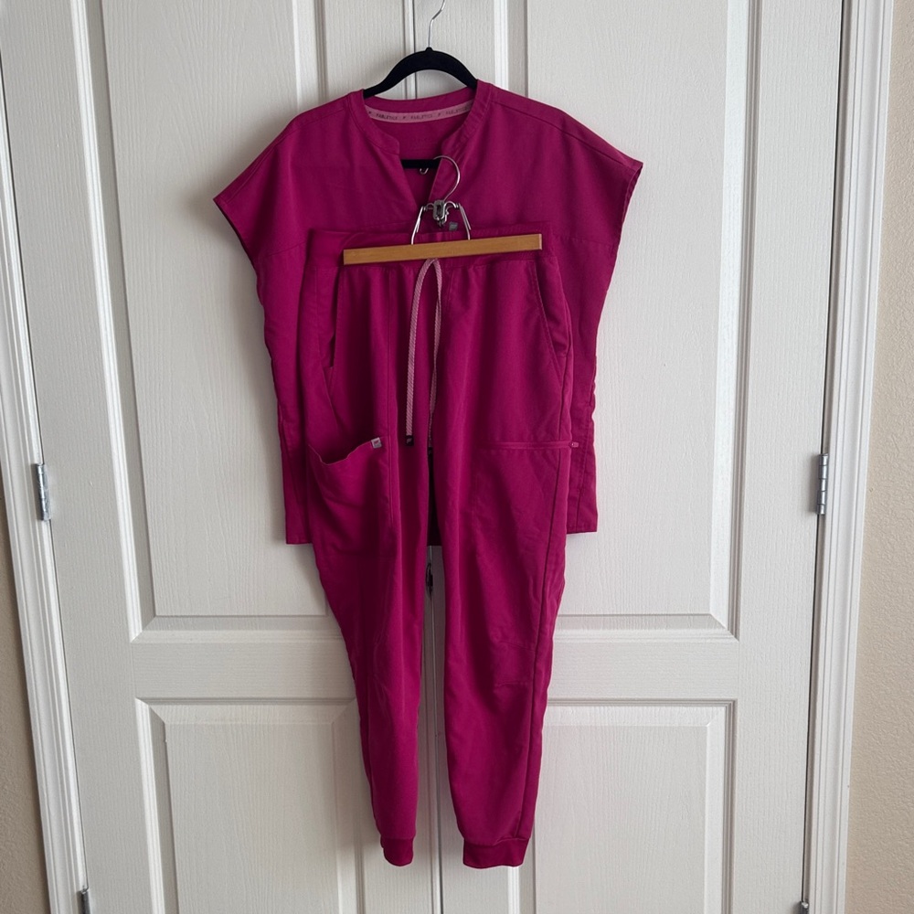 Fabletics Women's Jumpsuit Romper in Bright Magenta